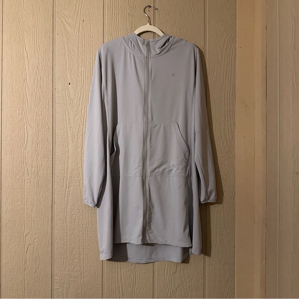 Men's Gray Hooded Jacket